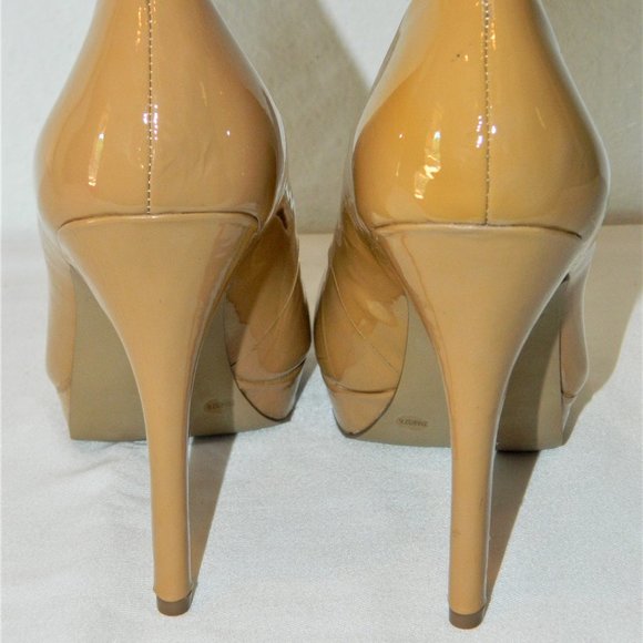 Arturo Chiang Nude Patent Pumps 7.5M - Picture 5 of 7